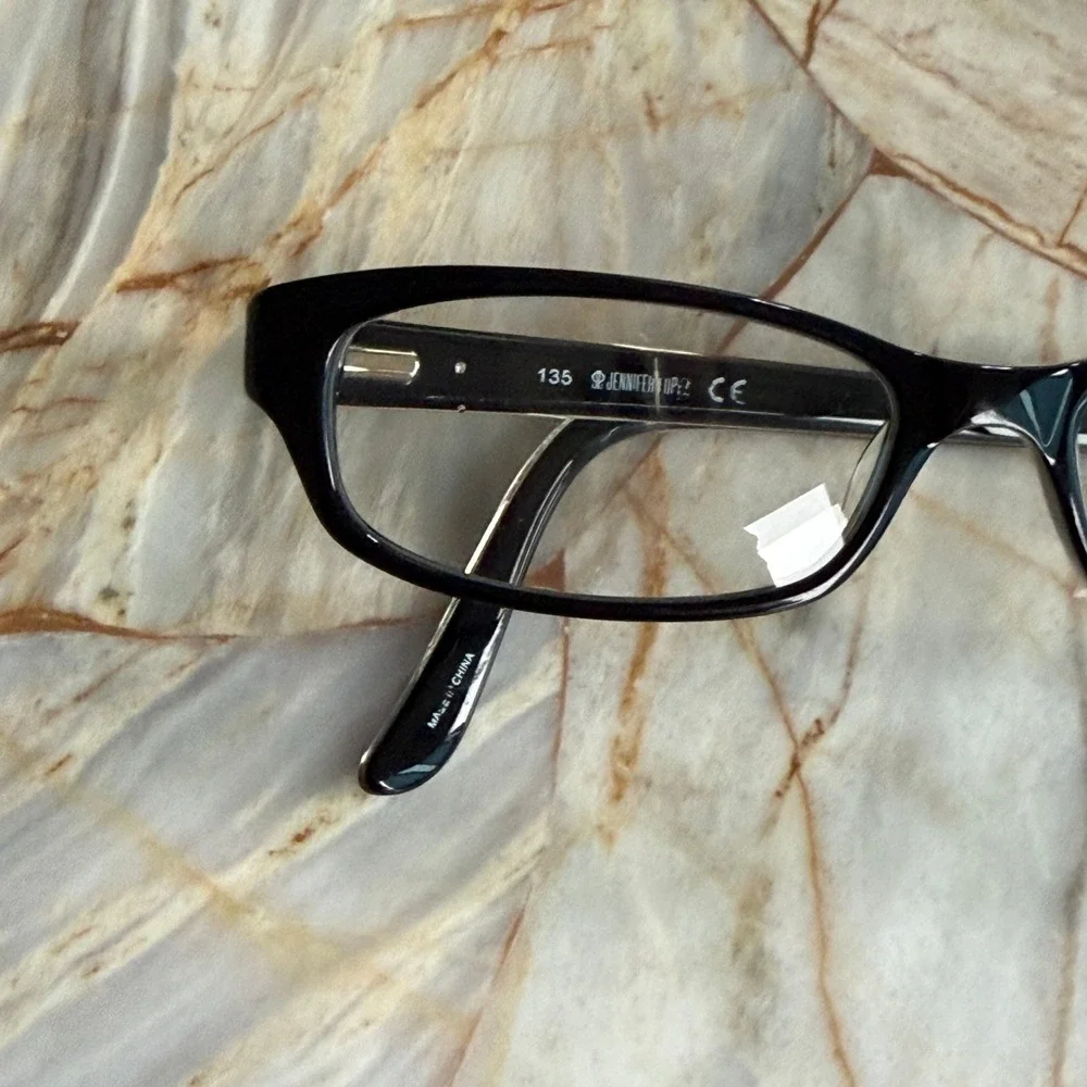 Jennifer Lopez Black Eyeglasses Frame 0807 135 HM‎ Rectangle
